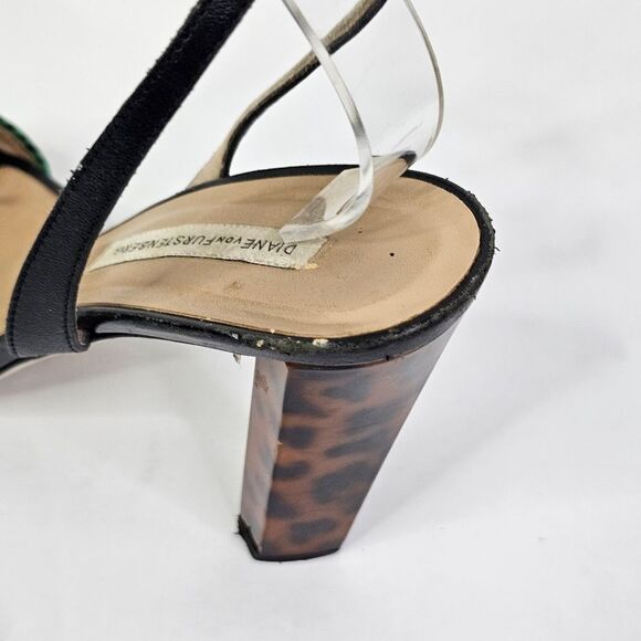 Diane Von Furstenberg Mixed Pattern Vera Too Heels - Picture 7 of 15